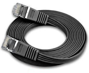 Wirewin 0.15m Cat 6 - 0.15 m - Cat6 - U/UTP (UTP) - RJ-45 - RJ-45 - Black