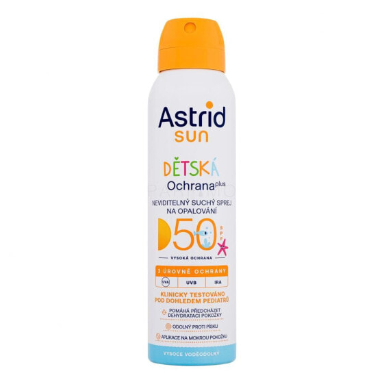 Astrid Sun Kids Dry Spray SPF50 150 ml sonnenschutz wasserfest für Kinder