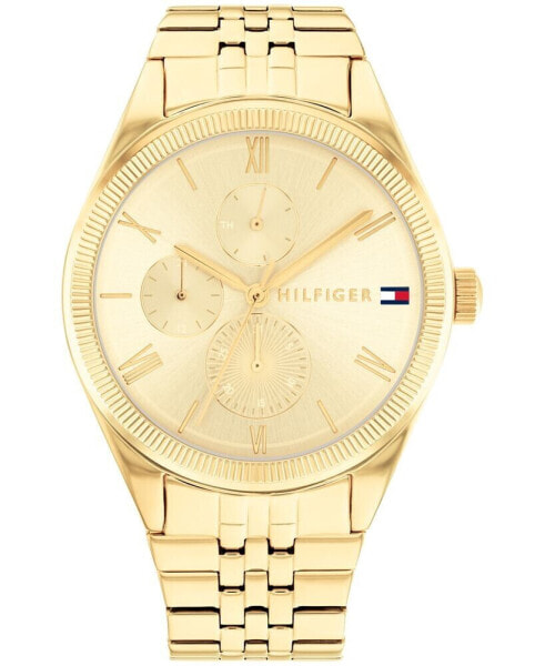 Часы Tommy Hilfiger Gold Tone Stainless Steel Watch 38mm