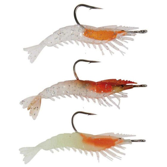 HART RSF Glow Shrimp Trolling Soft Lure 55 mm 3 units