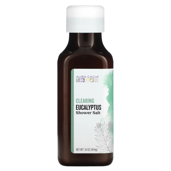 Eucalyptus Shower Salt, Clearing , 16 oz (454 g)