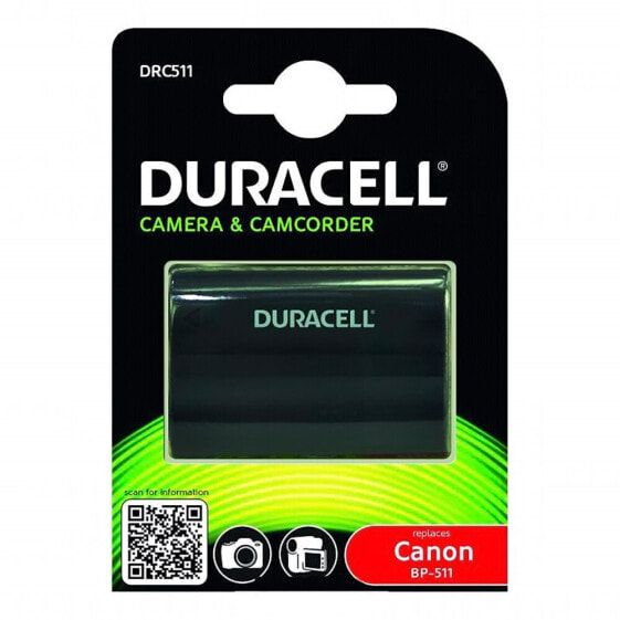 DURACELL 1600mAh Canon BP-511 BP-512 Lithium Battery