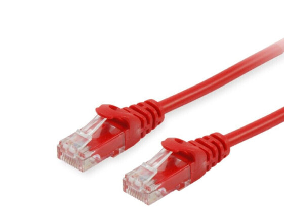 Equip Cat.6A U/UTP Patch Cable - 1m - Red - 1 m - Cat6a - U/UTP (UTP) - RJ-45 - RJ-45