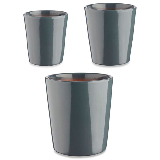 IBERGARDEN Set 3 Ceramic Pots 141722 cm
