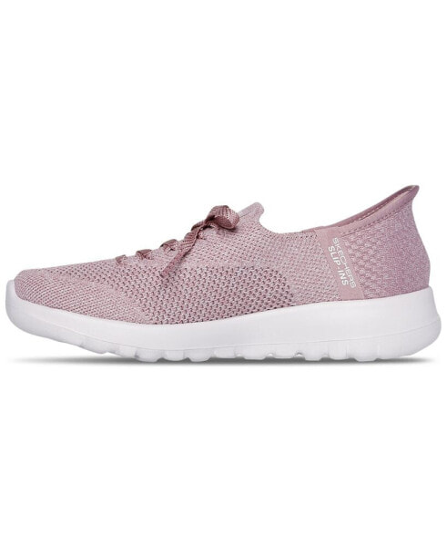 Women's Go Walk Joy - Abby Faux Lace Walking Sneakers from Finish Line