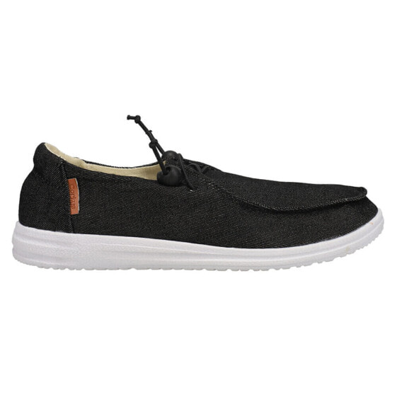 Corkys Kayak Moc Toe Slip On Womens Black Flats Casual 51-0127-BLCK