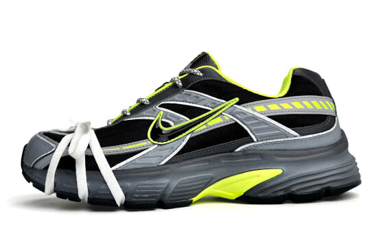 Кроссовки для бега Nike Initiator 394055-023 черно-серо-зеленые