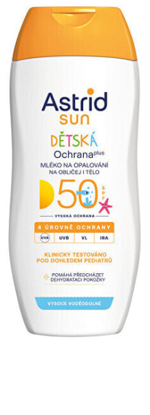 Children´s lotion for face and body for tanning SPF 50 Sun 200 ml