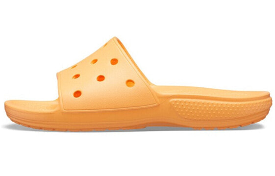 Шлепанцы спортивные Crocs 206121-801 Мелированный оранжевый