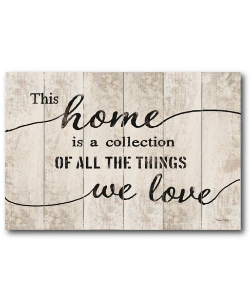 This Home Gallery-Wrapped Canvas Wall Art - 12" x 18"
