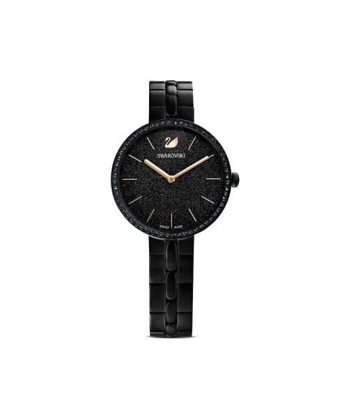 Cosmopolitan Black Metal Bracelet Watch, 31.75 mm