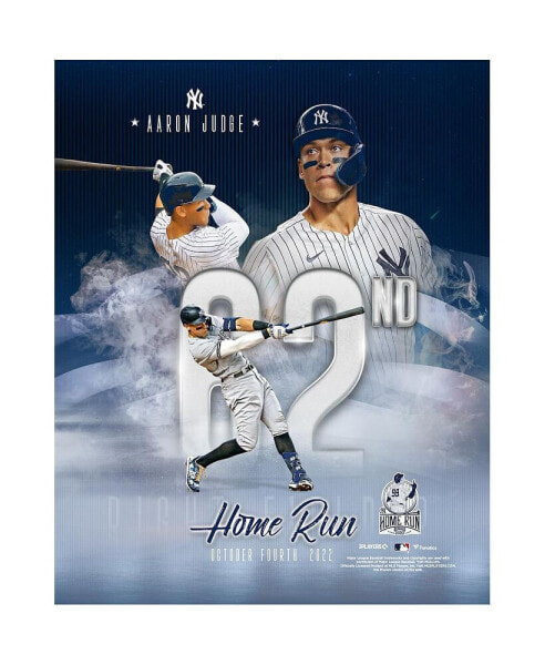 Aaron Judge New York Yankees American League Home Run Record Unsigned Photograph