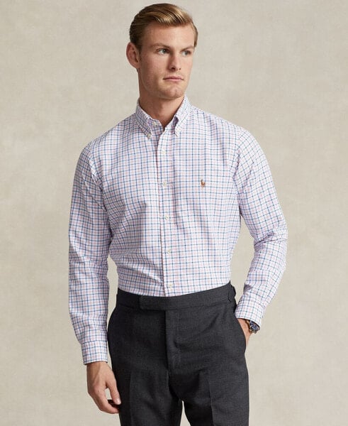 Men's Classic-Fit Tattersall Performance Shirt