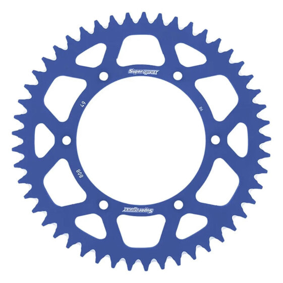 SUPERSPROX Aluminium 49D RAL808X49BLU rear sprocket