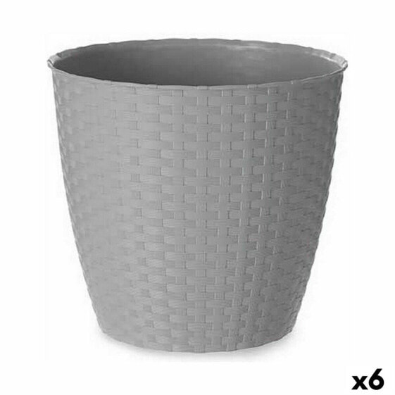 Банка Stefanplast Серый Пластик 24 x 22,3 x 24 cm (6 штук)