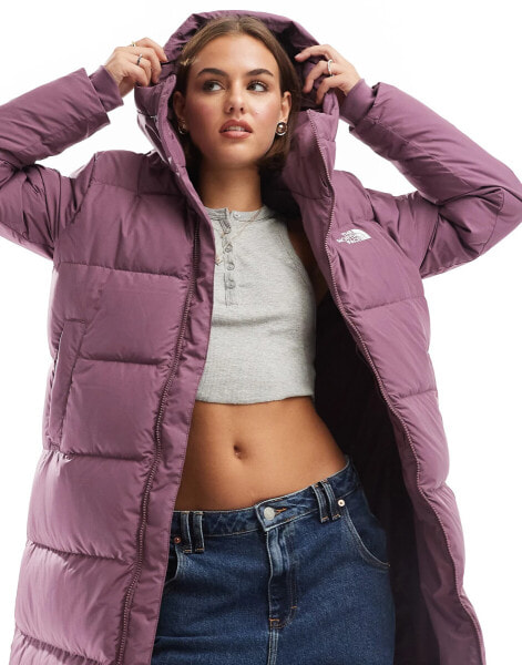 The North Face Triple c parka jacket in purple