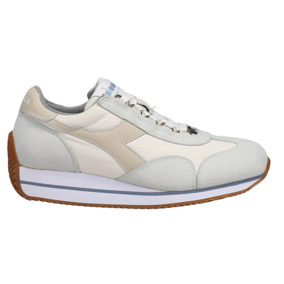 Diadora Equipe H Canvas Sw Evo Lace Up Womens White Sneakers Casual Shoes 17762