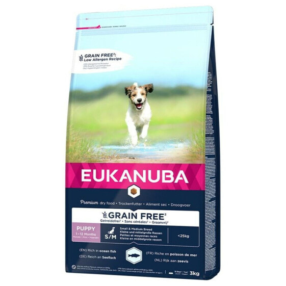 Сухой корм Eukanuba Щенок / Юниор Рыба 3 кг