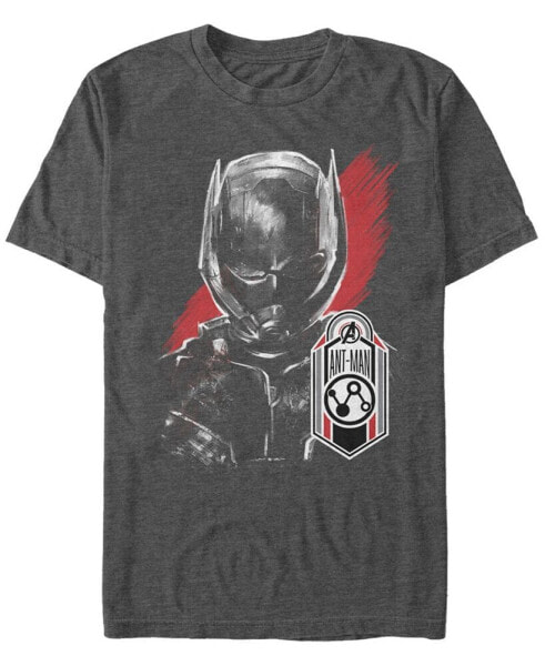 Marvel Men's Avengers Endgame Ant-man Tag Logo, Short Sleeve T-shirt