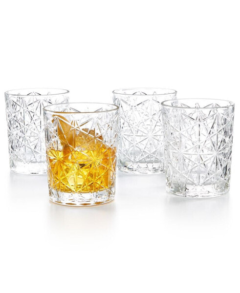 Lounge Double Old Fashioned Glasses, Set of 4