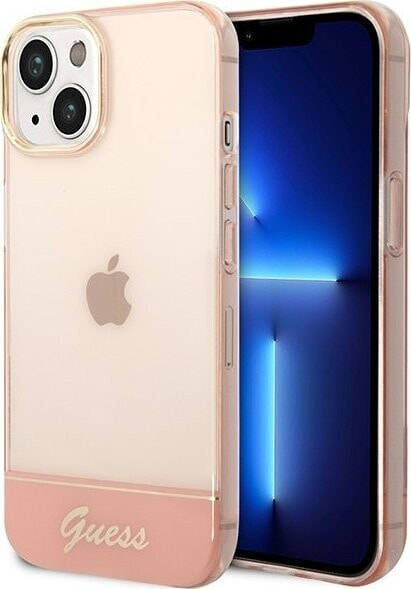 Guess Etui Guess GUHCP14MHGCOP Apple iPhone 14 Plus różowy/pink hardcase Translucent