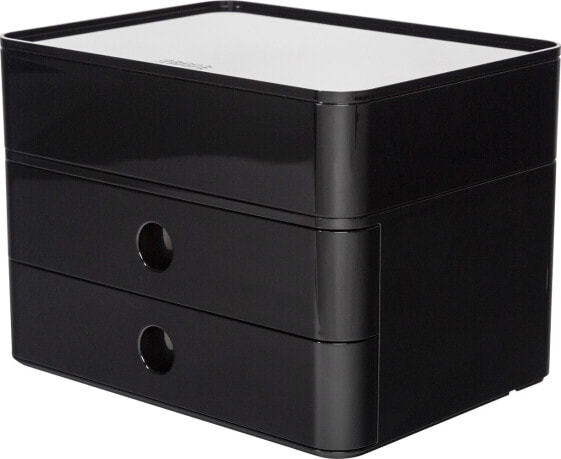 HAN 1100-13 - Plastic - Black - 2 drawer(s) - 260 mm - 19.5 cm - 190 mm