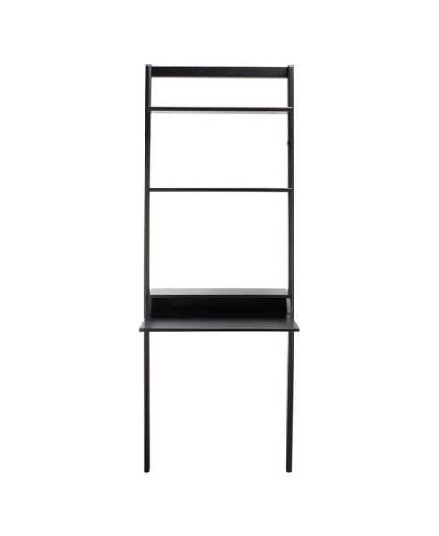 Pamella 2 Shelf Leaning Desk