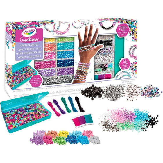 Crayola Creations Super Set Letters & Jewels Набор для создания украшений