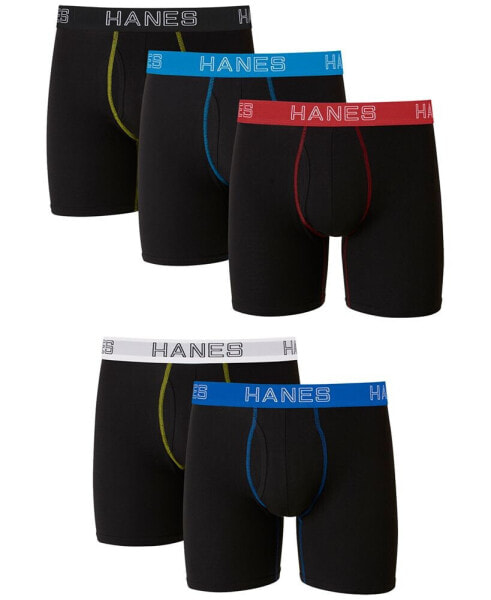 Трусы-боксеры Hanes Ultimate® Stretch для мужчин, 5 шт.