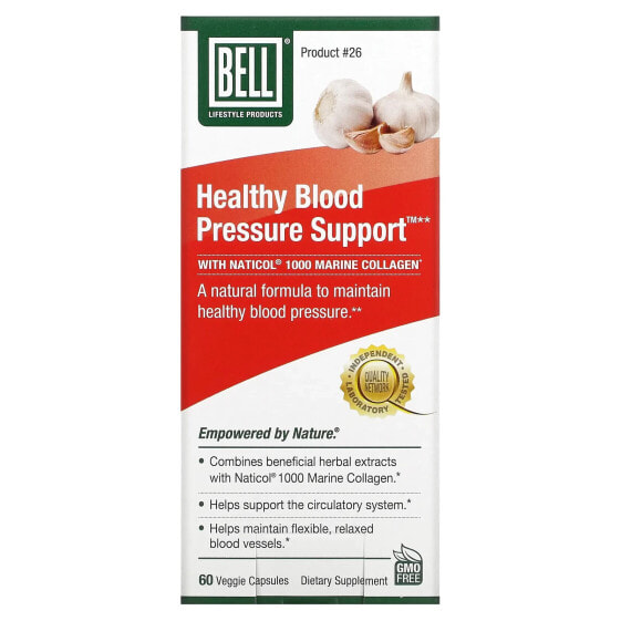 Комплекс для поддержания здорового кровяного давления Bell Lifestyle Healthy Blood Pressure Support, 60 капсул