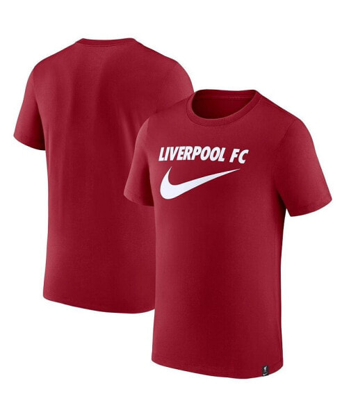 Men's Red Liverpool Swoosh T-shirt