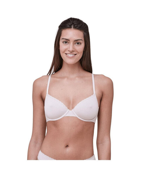 Women's Adorned Cotton Underwire Bra