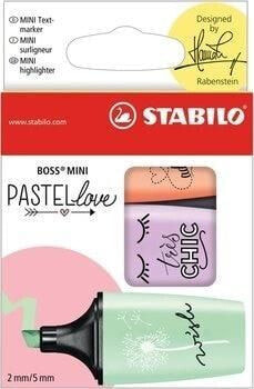 Stabilo Zakreślacz Boss Mini Pastellove 3 kolory (283420)