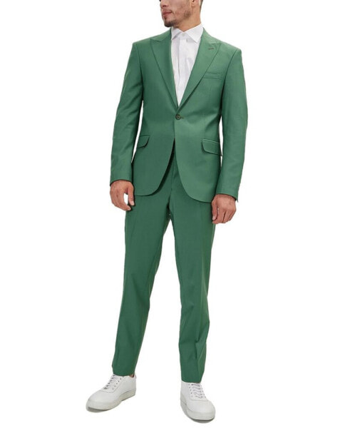 Men's Modern Single Breasted, 2-Piece Suit Set