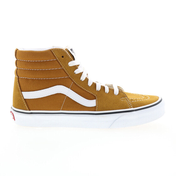 Vans Sk8-Hi VN0A32QG9GE Mens Brown Suede Lace Up Lifestyle Sneakers Shoes 7