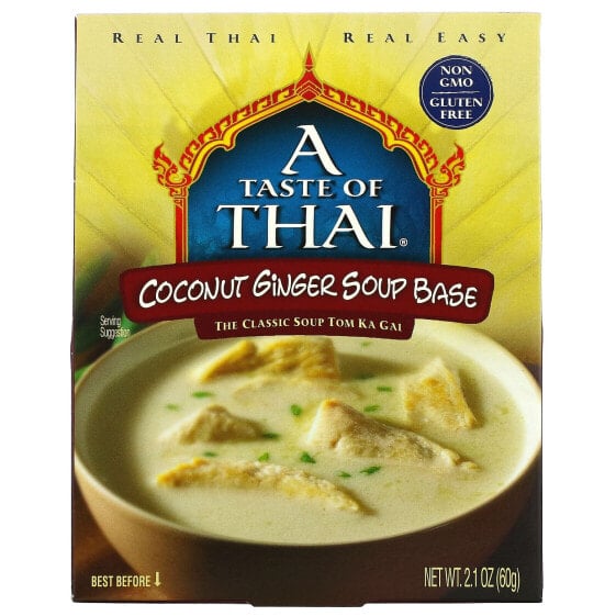 Суповая основа Кокосовый имбирный, 60 г, A Taste of Thai