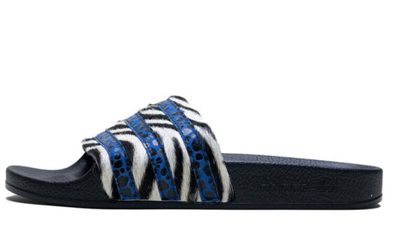 Шлепанцы женские Adidas Originals Adilette Slides черно-синие
