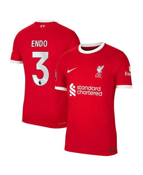 Men's Wataru Endo Red Liverpool 2023/24 Home Match Authentic Player Jersey