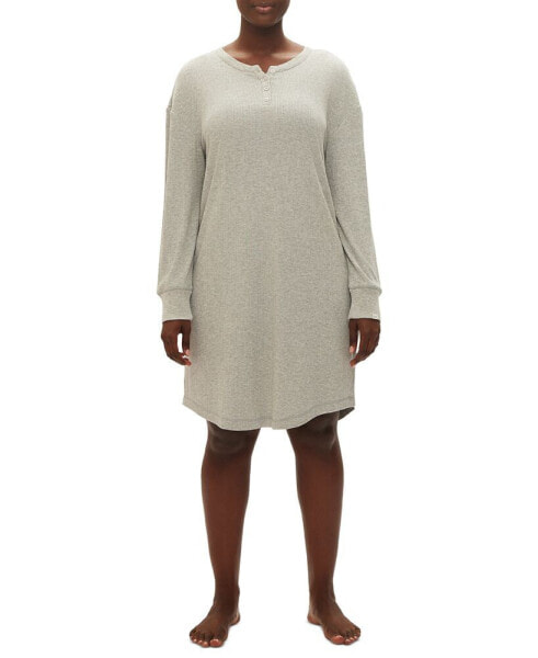 Пижама GAP Henley Dorm Sleepshirt