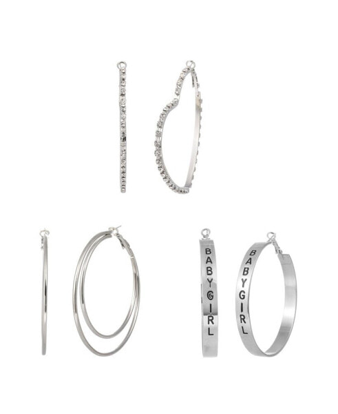 Trio Hoop Earring Set