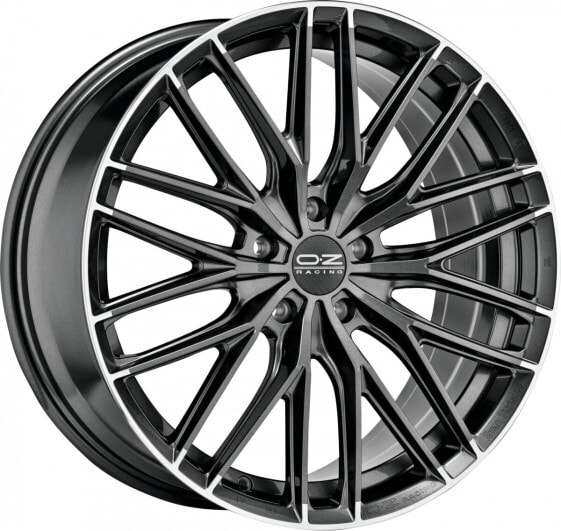 Колесный диск литой OZ Gran Turismo HLT star graphite diamond lip 8.5x20 ET45 - LK5/108 ML75