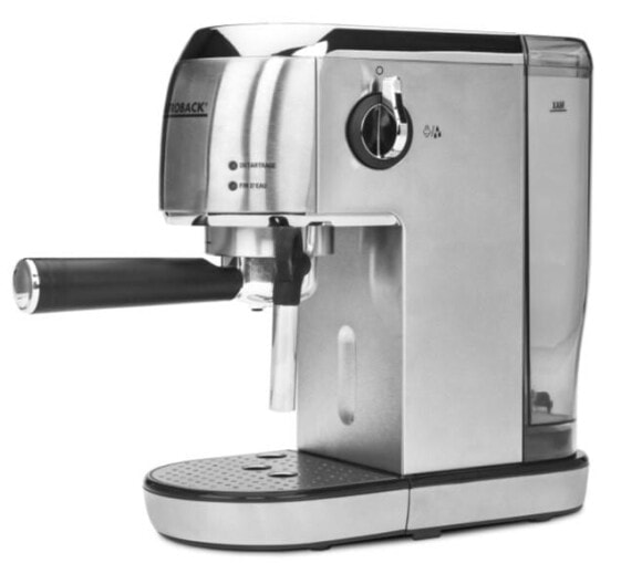 Gastroback Design Espresso Piccolo - Espresso machine - 1.4 L - Coffee pod - Ground coffee - 1400 W - Stainless steel