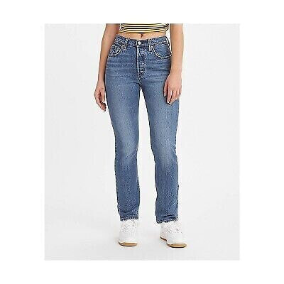 Levi's Women's 501 High-Rise Straight Jeans - Salsa In Sequence 32