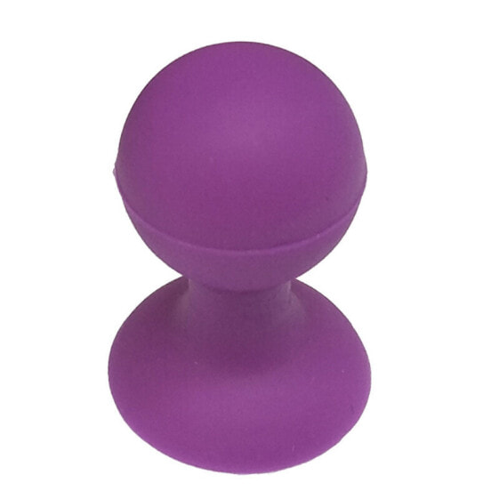 Силиконовый держатель для телефона с присоской и круглой головкой фиолетовый Hurtel