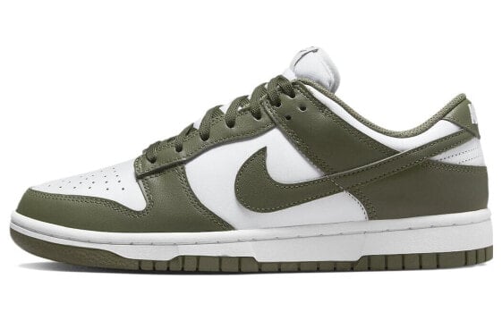 Nike Dunk Low "Medium Olive" 防滑 低帮 板鞋 女款 白橄榄绿 / Кроссовки Nike Dunk Low DD1503-120