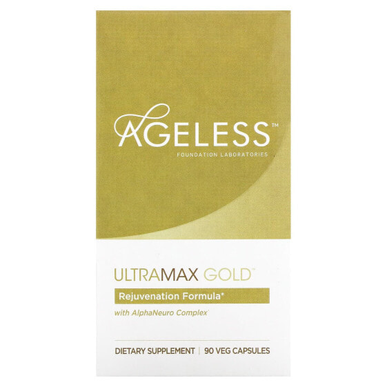 UltraMax Gold with AlphaNeuro Complex, 90 Veg Capsules