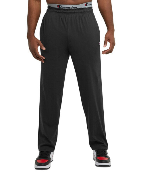 Men's Big & Tall Standard-Fit Jersey-Knit Track Pants