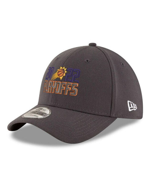 Men's Gray Phoenix Suns 2022 NBA Playoffs Bubble Letter 39THIRTY Flex Hat