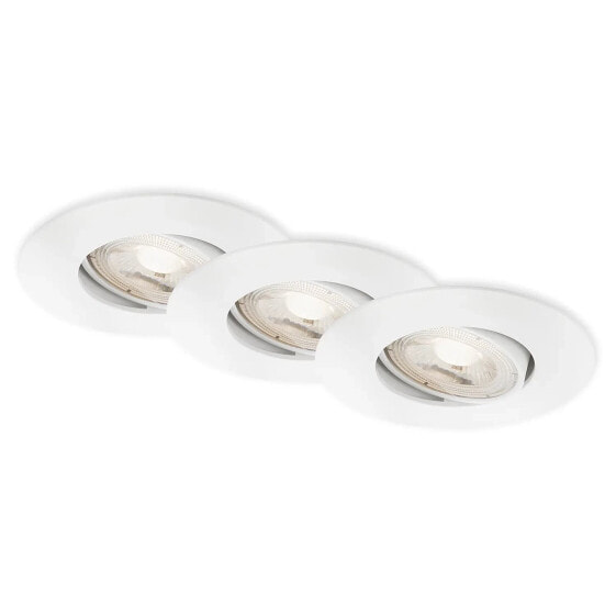 LED-Einbauleuchte Toraco 3er-Set