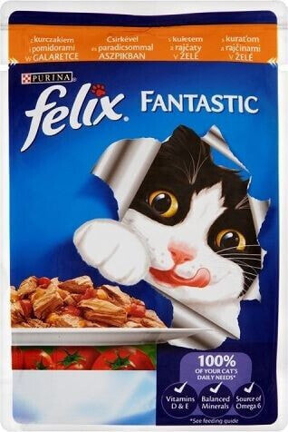 Felix Fantastic z kurczakiem i pomidorami w galaretce 100g